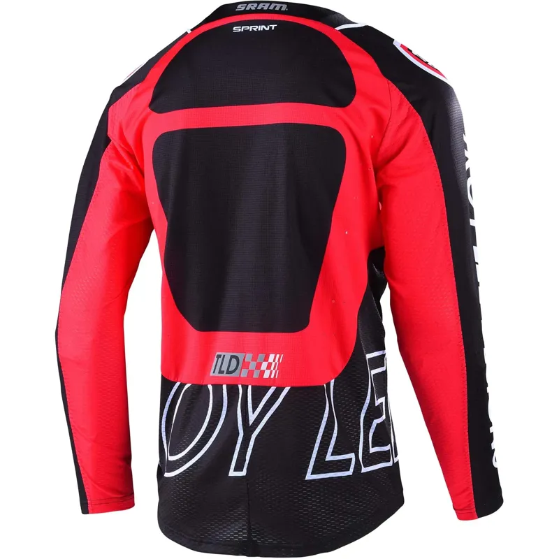 Troy Lee Designs Sprint LS MTB Jersey Drop in Sram Black-1